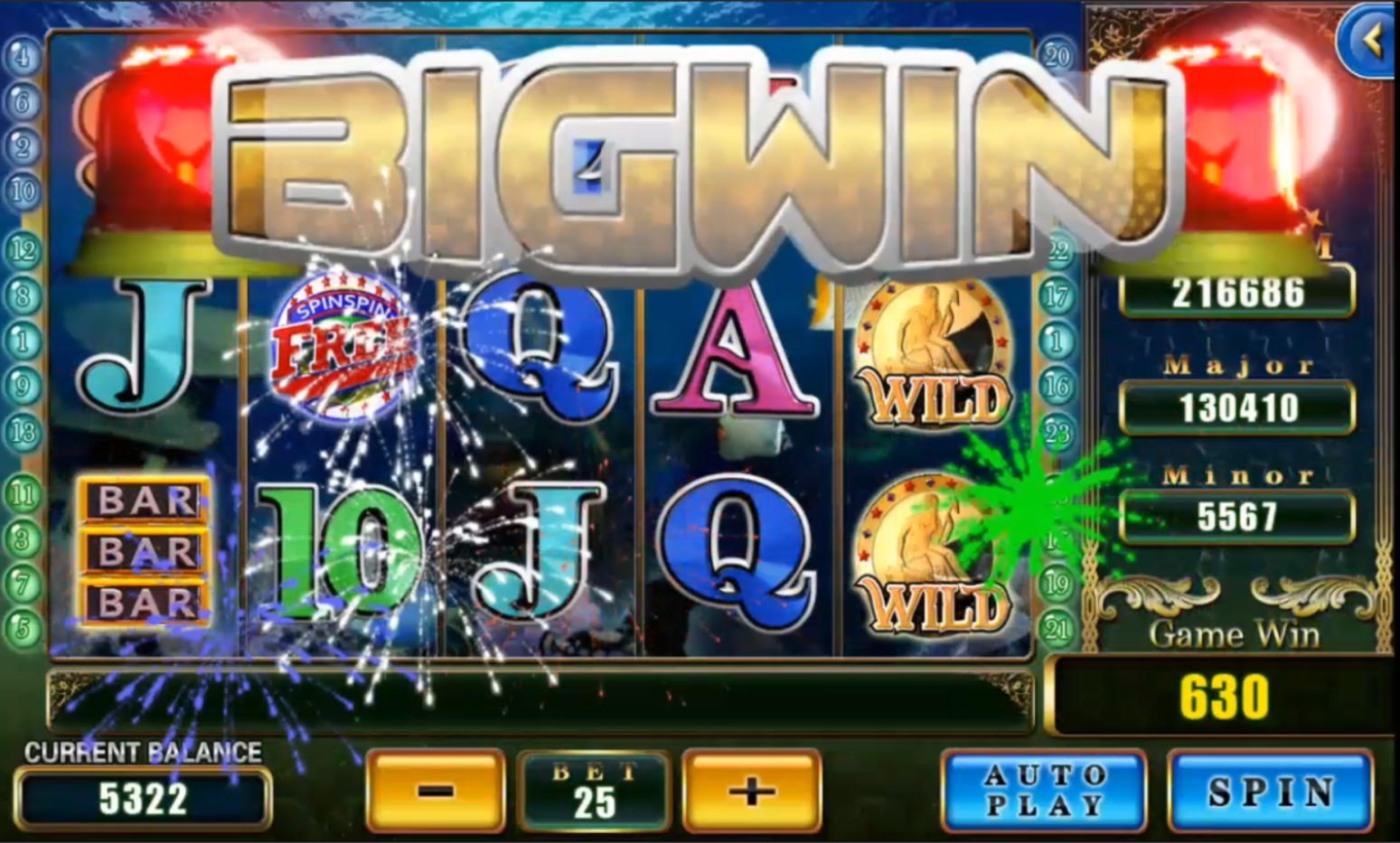 $50 スピンパレスカジノの無料チップ